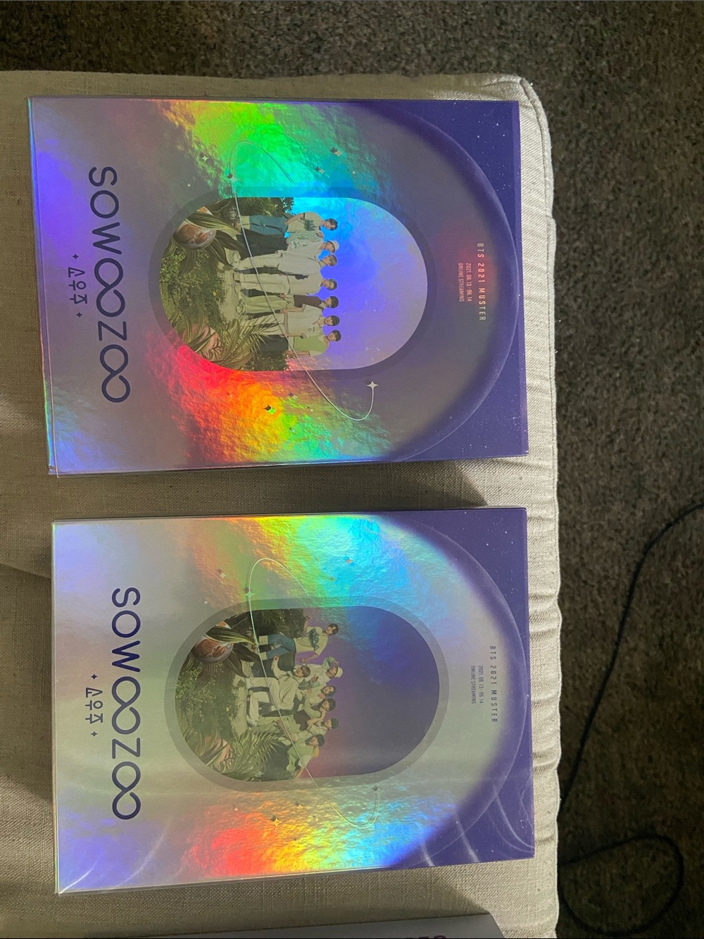 SOWOOZOO BTS Holographic Purple- Set of 2